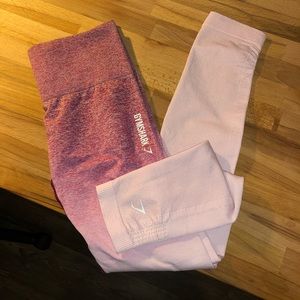 Gymshark Ombré Pink Leggings